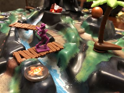 Contact me; Fireball Island Running Across Bridge