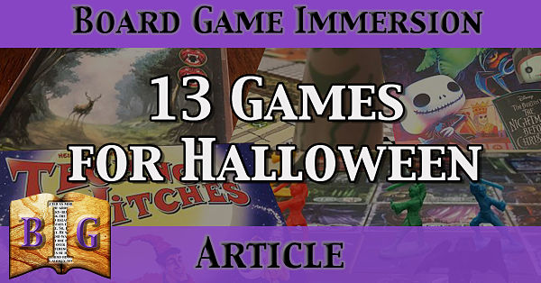 13 Halloween Board Games Header