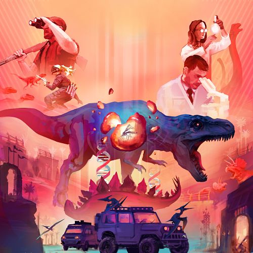 Dinosaur World Kickstarter Box Art