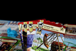 Funfair Board Game Pirate Theme Ride Cards