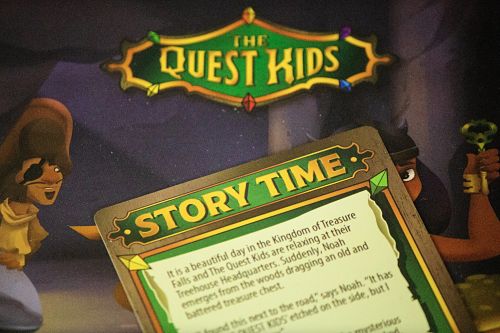 The Quest Kids Trials of Tolk the Wise Story Time Card