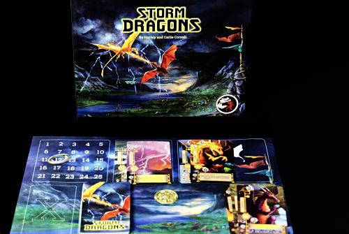 Storm Dragons Box and Components Display