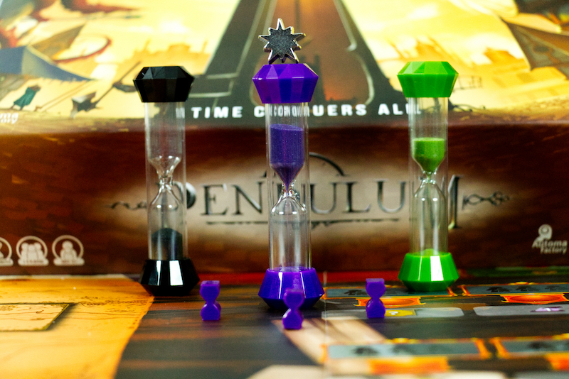 Pendulum Board Game Timers, Box, Tokens